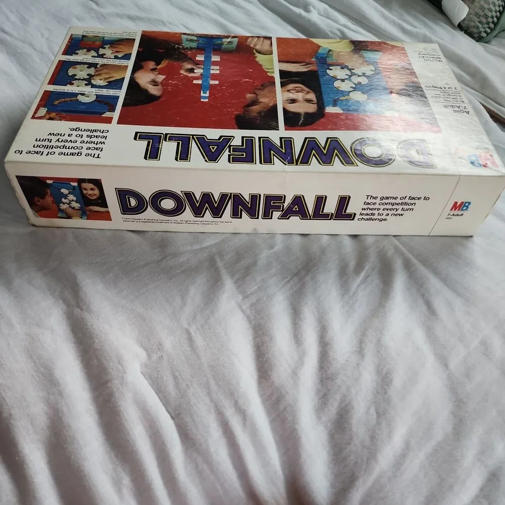 Vintage Downfall Game Milton Bradley 1979 2-4 Players Complete Ages 7-Adult